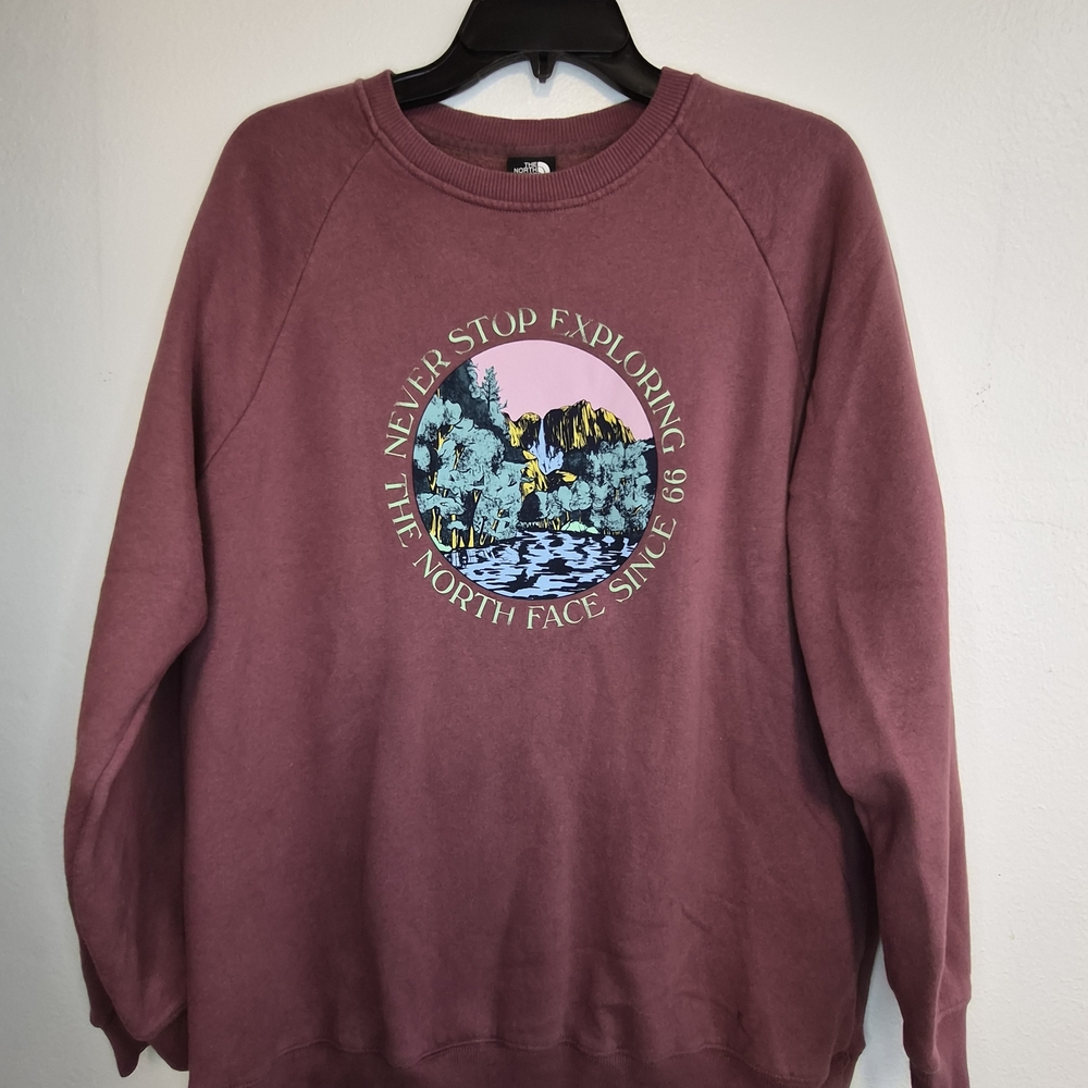 The North Face Women's Burgundy Crewneck Sweater